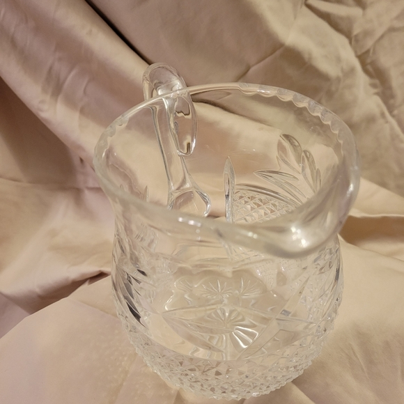 Cut glass pitcher - Picture 2 of 8